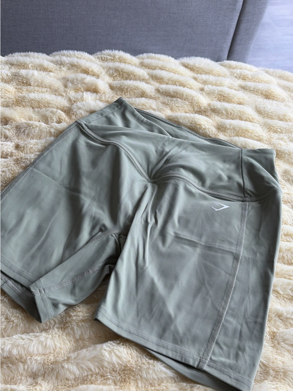 Green Gymshark shorts